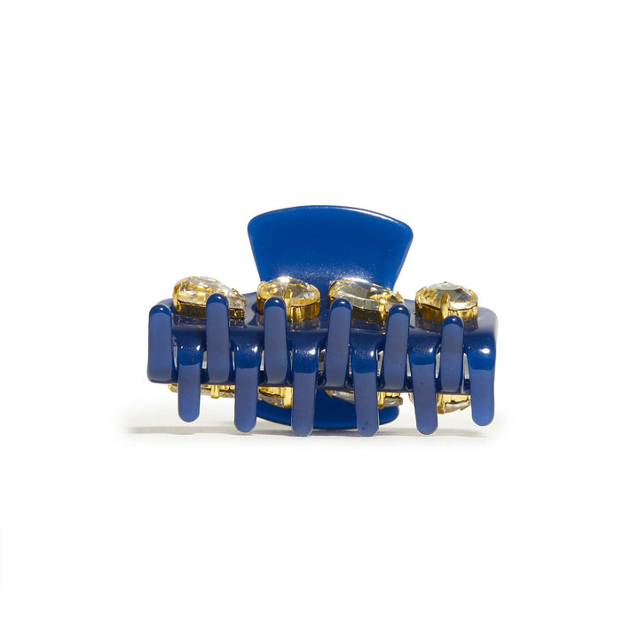 COBALT MINI CRYSTAL CLAW CLIP - Gabrielle's Biloxi