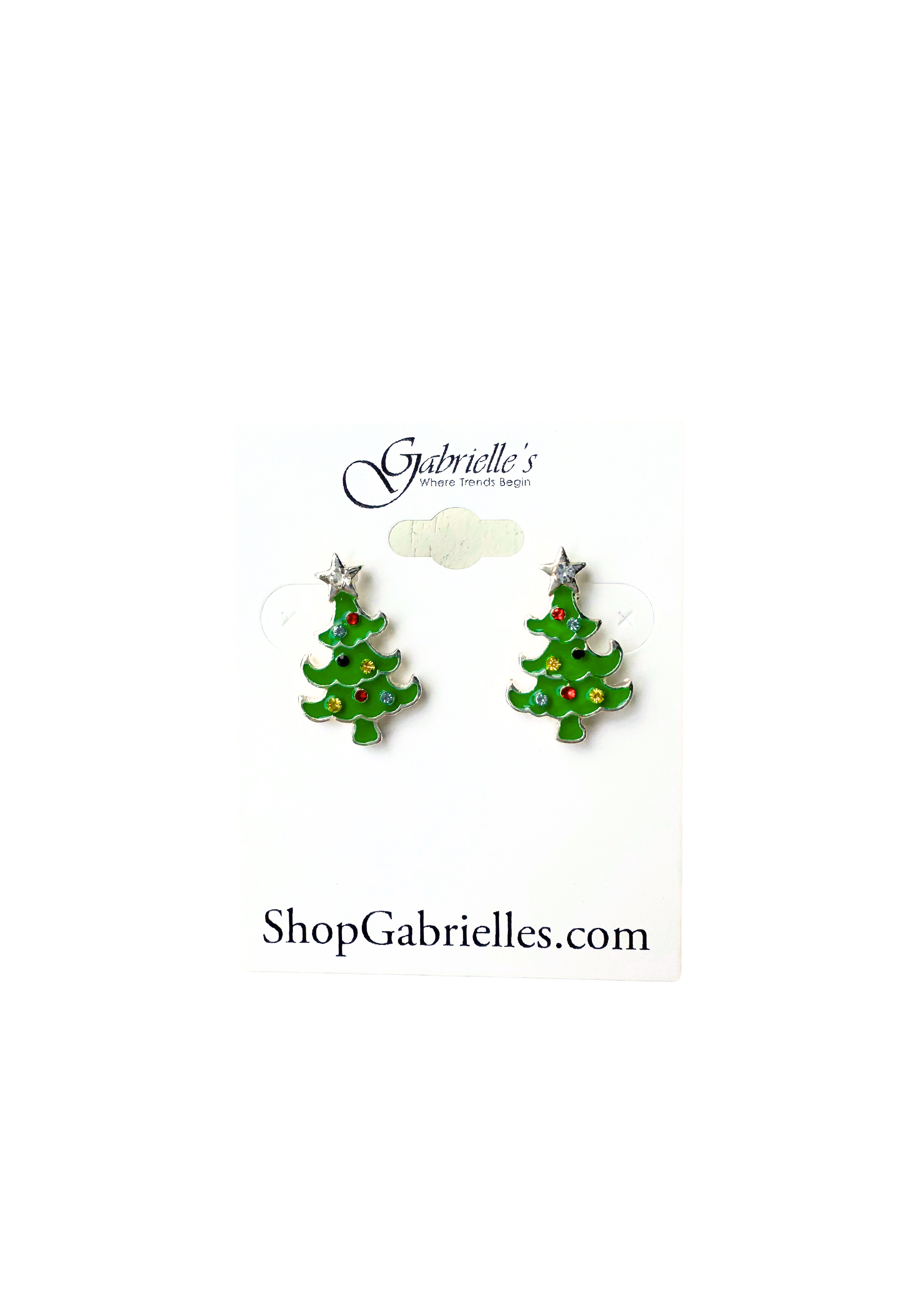 Christmas Tree Stud Earrings - Gabrielle's Biloxi