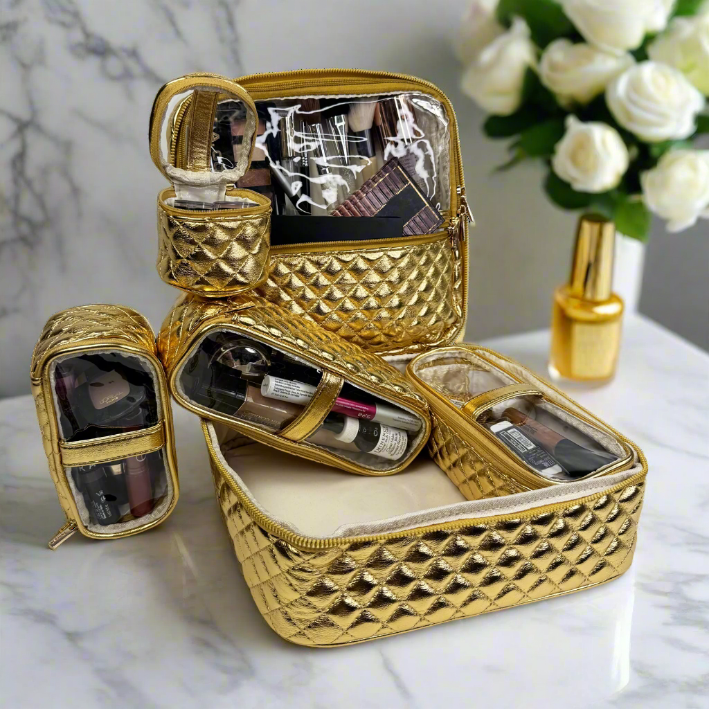 PurseN Mini Diva Makeup Case - 24 Karat