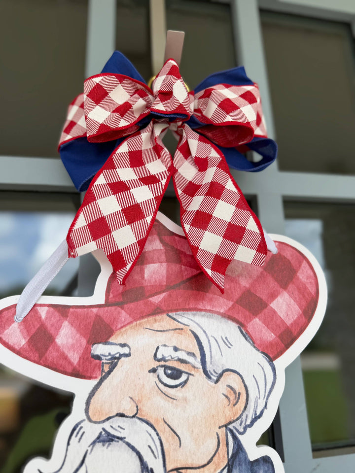Red & Blue Reb Door Hanger - Gabrielle's Biloxi