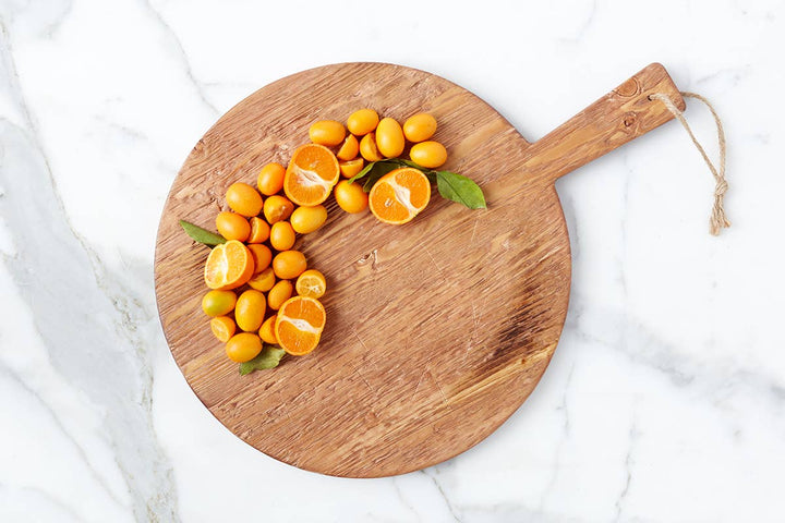 Etu Home Round Pine Charcuterie Board - Medium