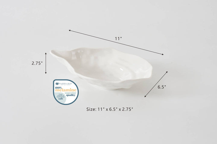 Pampa Bay Medium Oyster Bowl in Shatterproof Melamine - Gabrielle's Biloxi
