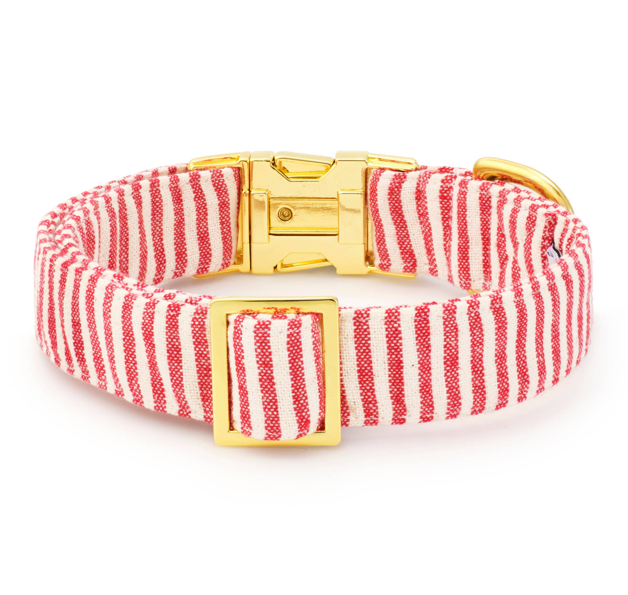 Red Stripe Dog Collar - Gabrielle's Biloxi