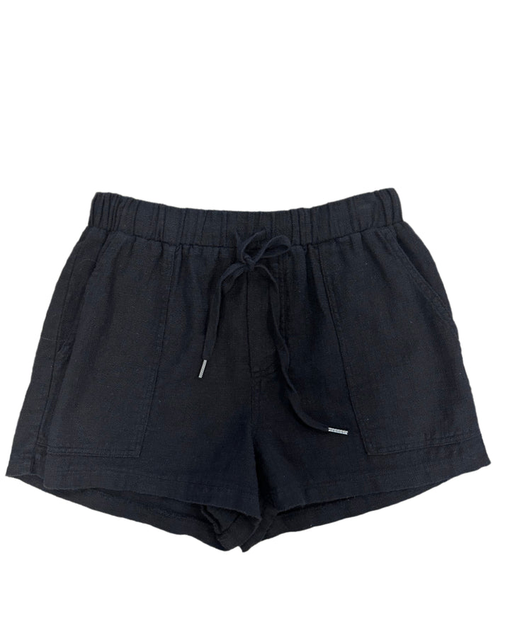 Bobi Drawstring Short with Pockets - Black - Gabrielle's Biloxi