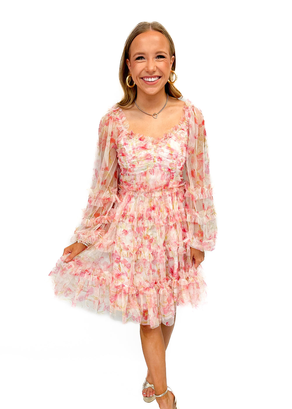 LBLOX Ruffled Floral Dress - Gabrielle's Biloxi