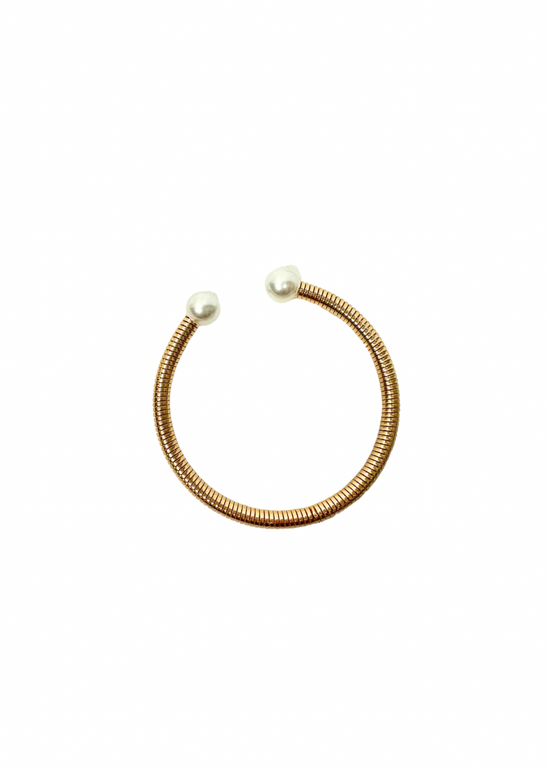 Gold Pearl Cuff Bracelet - Gabrielle's Biloxi