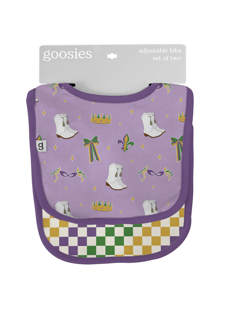 Mardi Gras Queen - Bib Set - Gabrielle's Biloxi