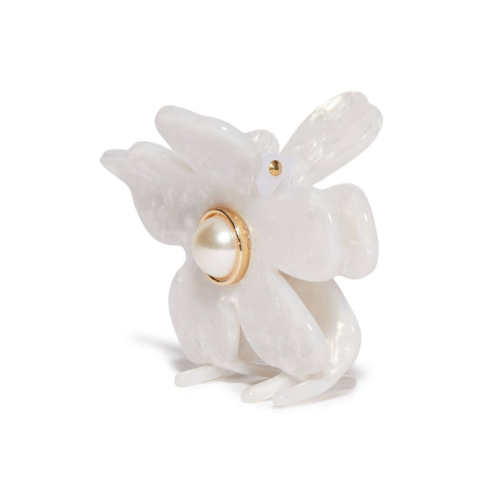 Mother of Pearl Lily Claw Clip - Gabrielle's Biloxi