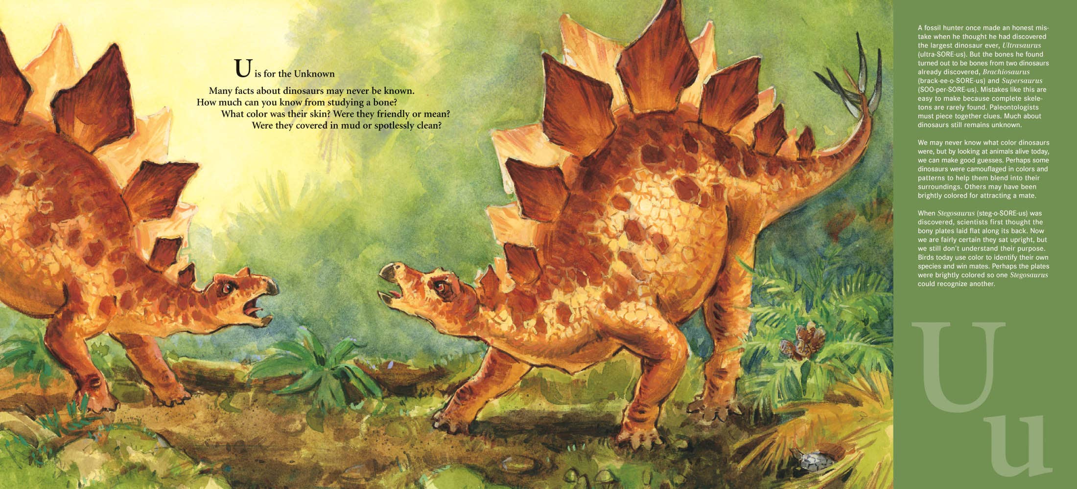 D is for Dinosaur picture book: A Prehistoric Alphabet - Gabrielle's Biloxi