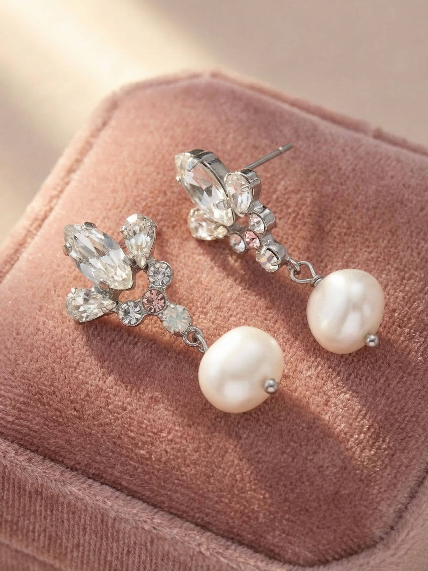 Sorrelli Tessa Dangle Earrings - Crystal Lace