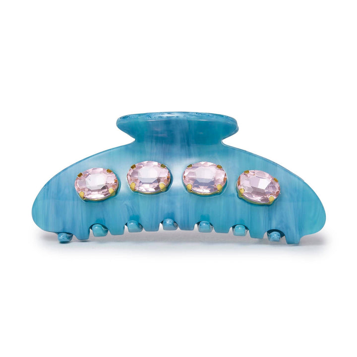 AZURE LARGE CRYSTAL CLAW CLIP - Gabrielle's Biloxi