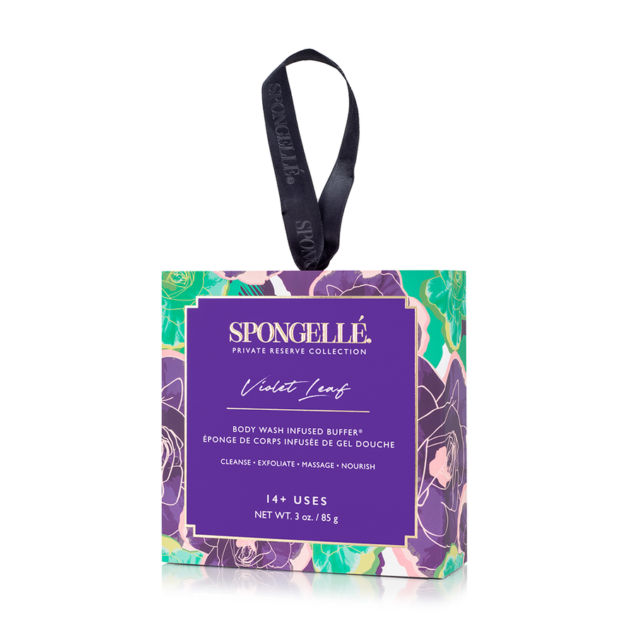 Spongelle Boxed Flower - Violet Leaf - Gabrielle's Biloxi