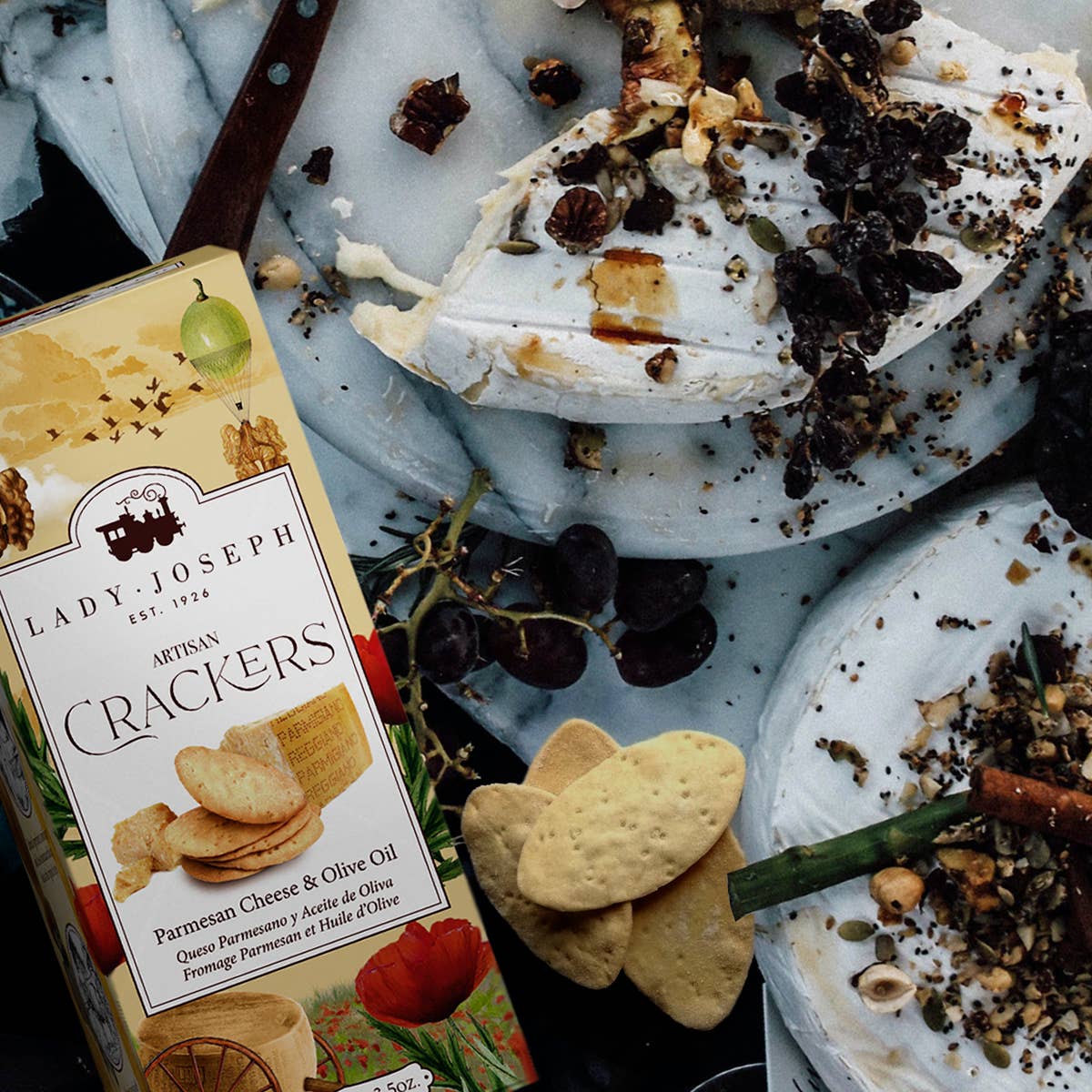 Parmesan and Olive Oil Crackers - Gabrielle's Biloxi