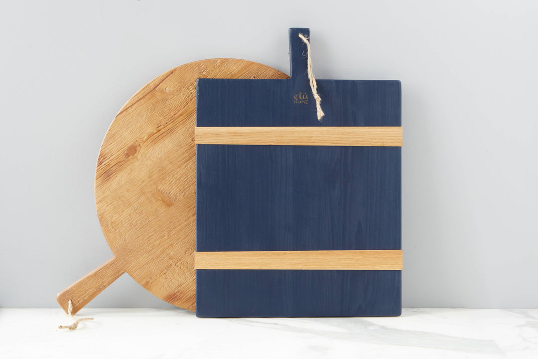 Etu Home Mod Charcuterie Cheese Board, Medium Rectangle, Navy Blue