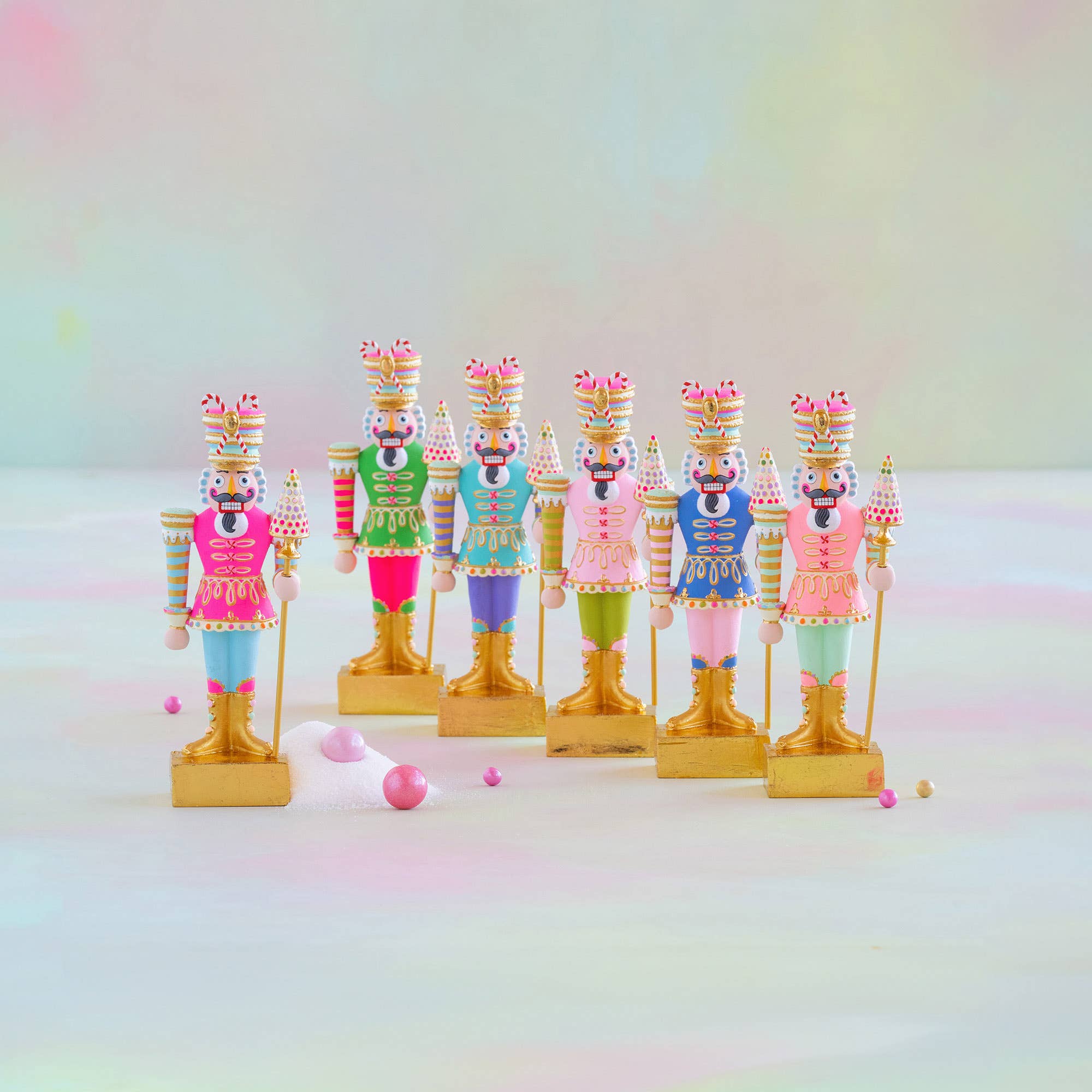 Glitterville 9" Resin Major Macaron, Small - Assorted - Gabrielle's Biloxi