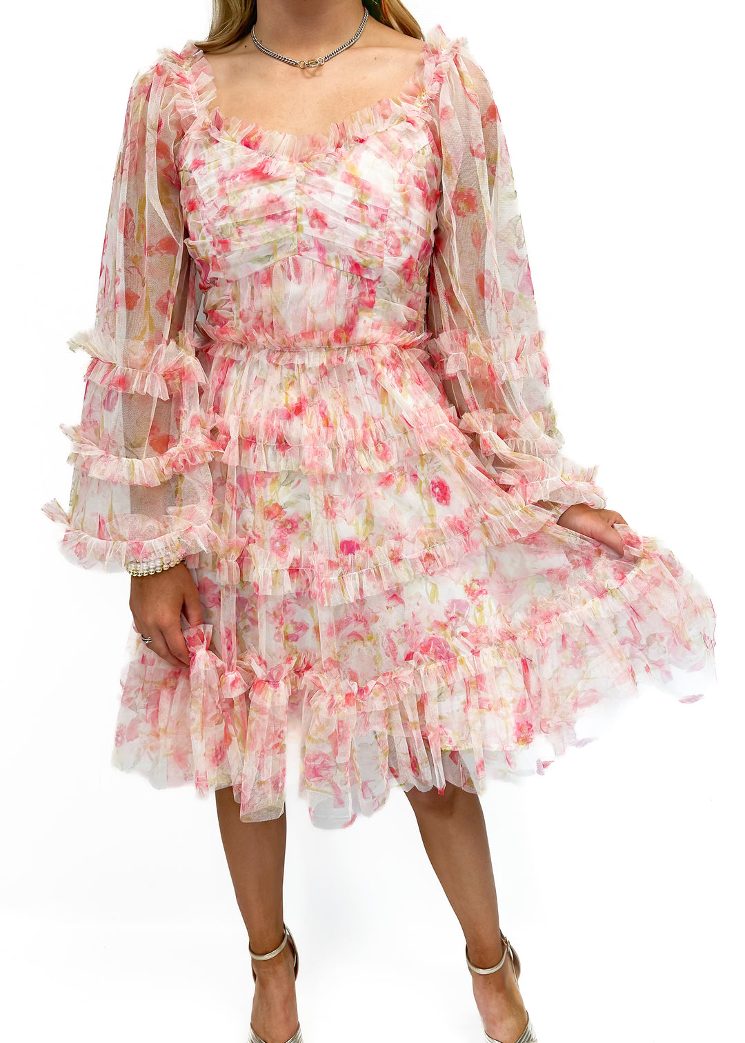 LBLOX Ruffled Floral Dress - Gabrielle's Biloxi
