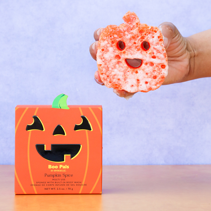 Spongellé Pumpkin Spice- Boo Pals Halloween Buffer - Gabrielle's Biloxi
