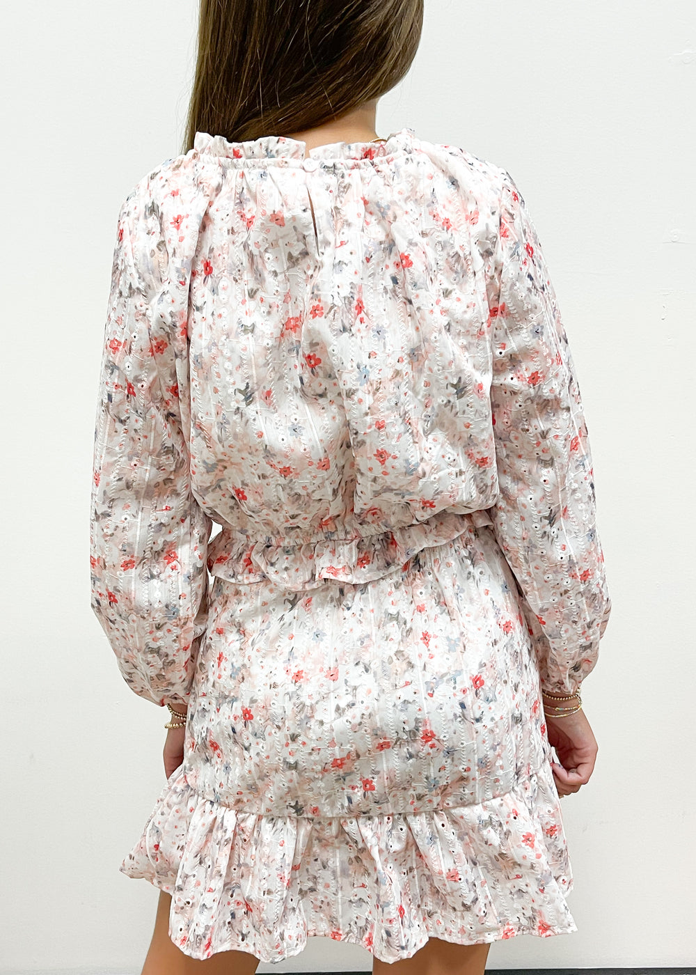 LBLOX TWEEN Detailed Eyelet Top - Floral - Gabrielle's Biloxi