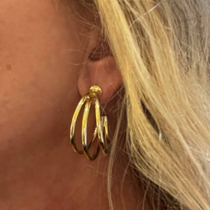 Sheila Fajl Claire Triple Hoops - Gabrielle's Biloxi