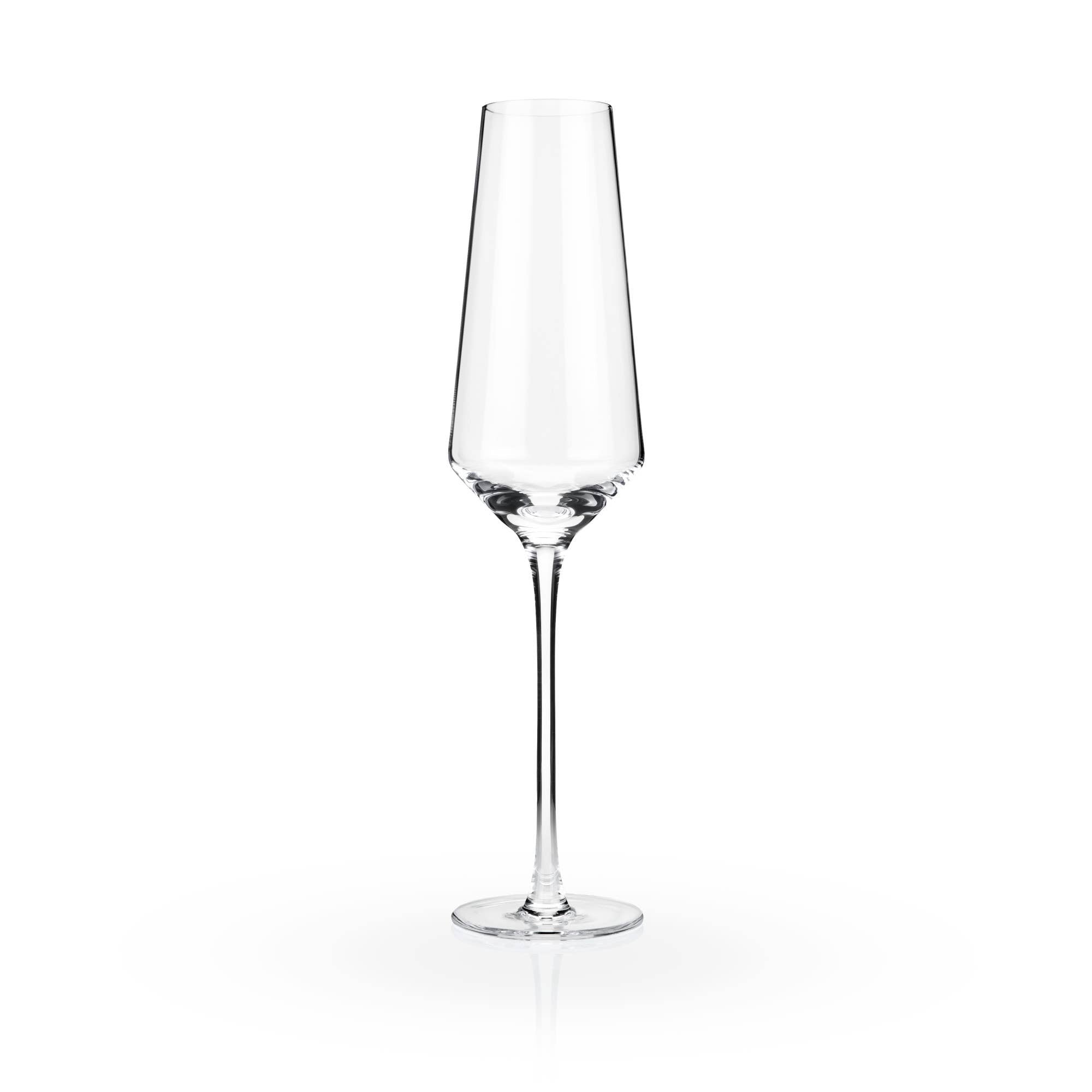 Raye™ Angled Crystal Champagne Flutes Set of 2