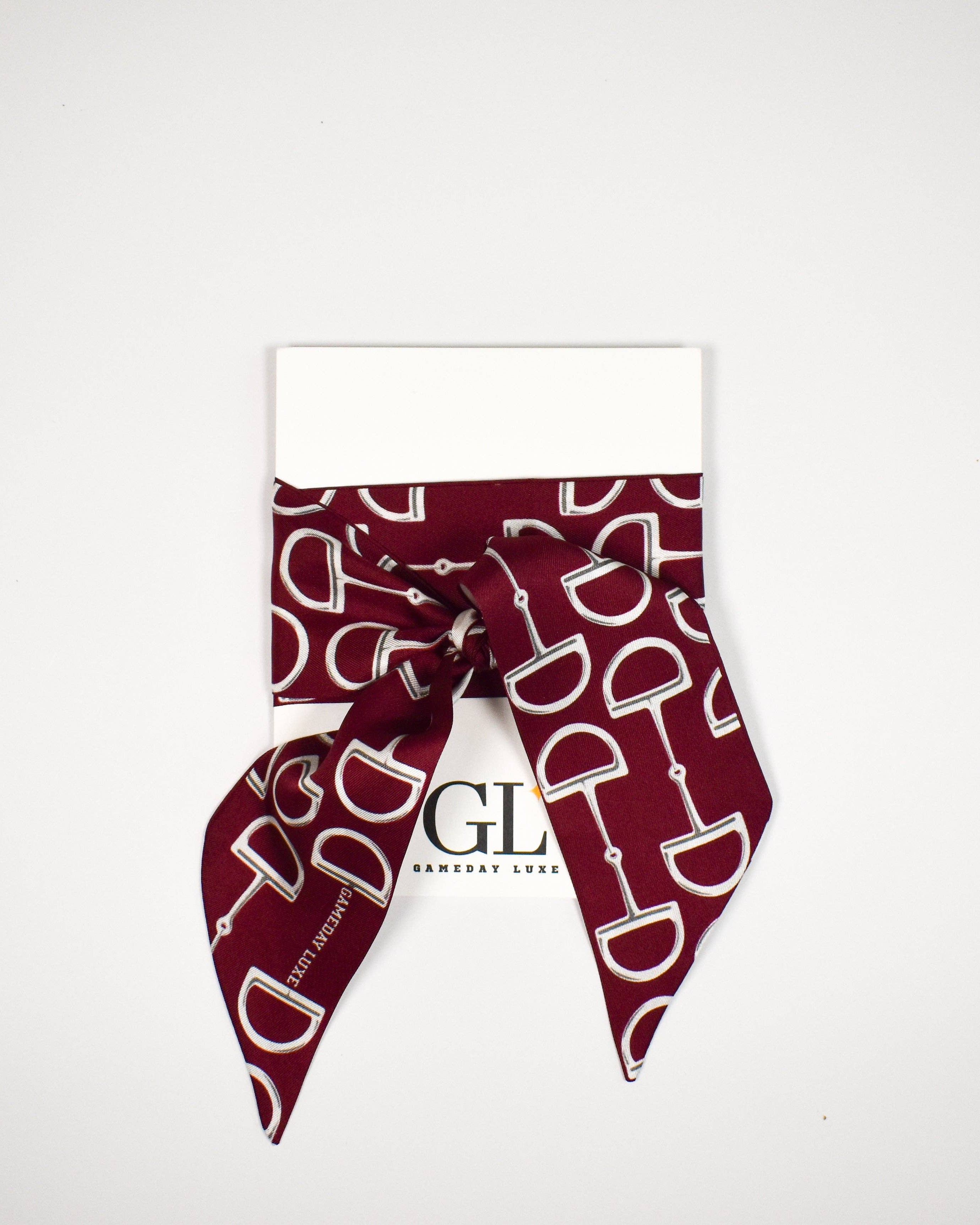 The Gameday Signature Scarf - Burgundy And White