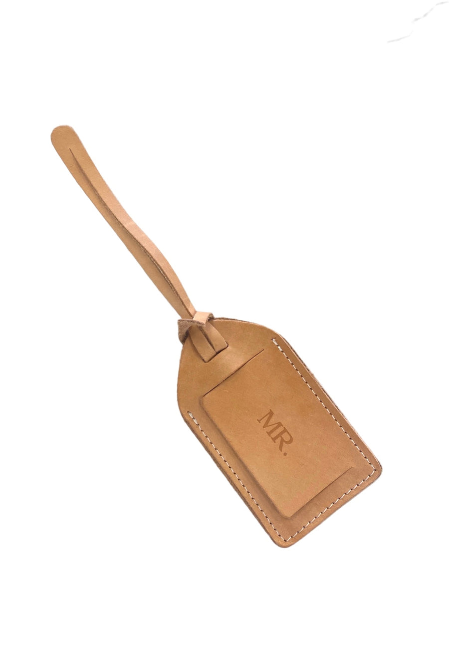 Jon Hart Luggage Tag Natural Mr. - Gabrielle's Biloxi
