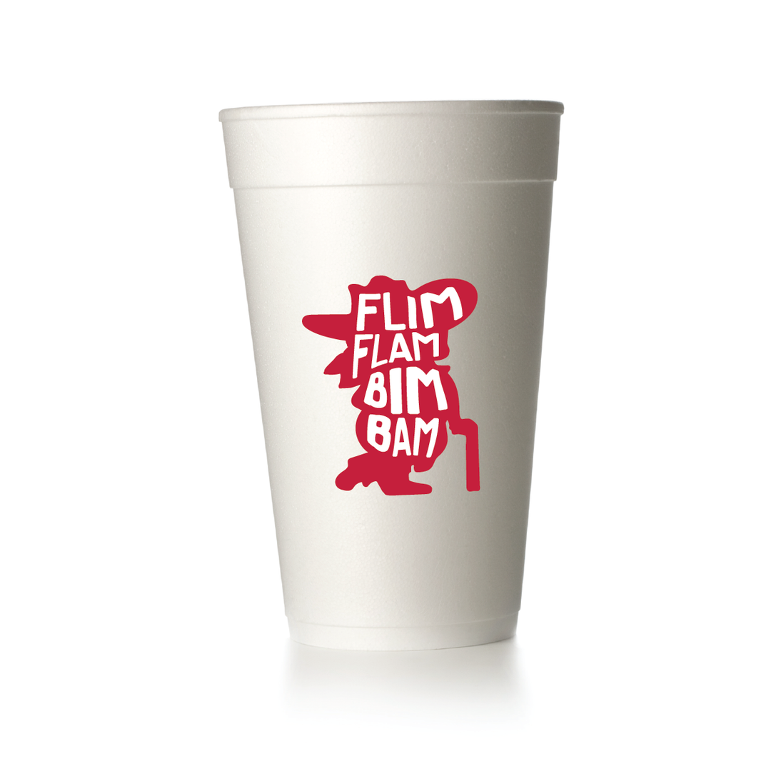 Ole Miss - Flim Flam Foam Cups Red - Gabrielle's Biloxi