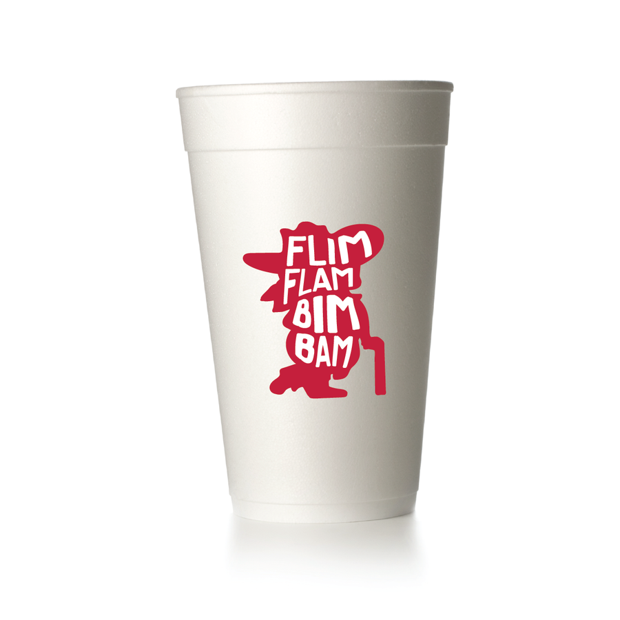 Ole Miss - Flim Flam Foam Cups Red - Gabrielle's Biloxi
