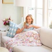 Brooks Avenue Pink Fleece Blanket - Gabrielle's Biloxi
