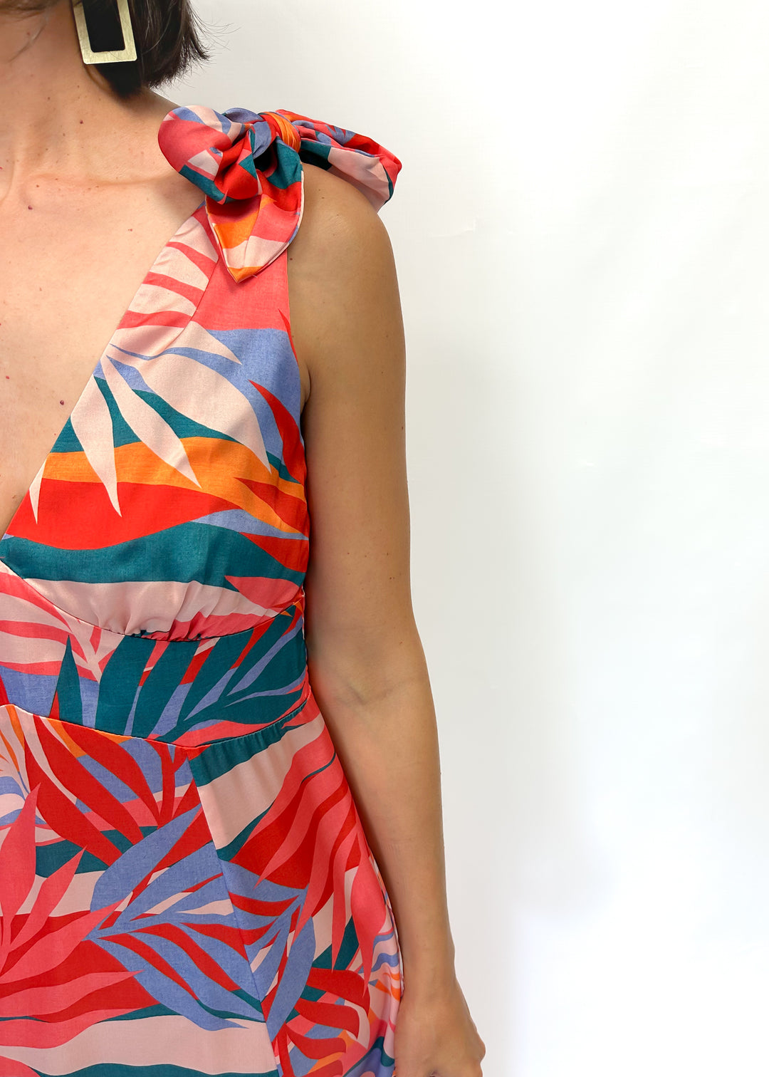 Molly Bracken V-Neck Tie Dress - Gabrielle's Biloxi