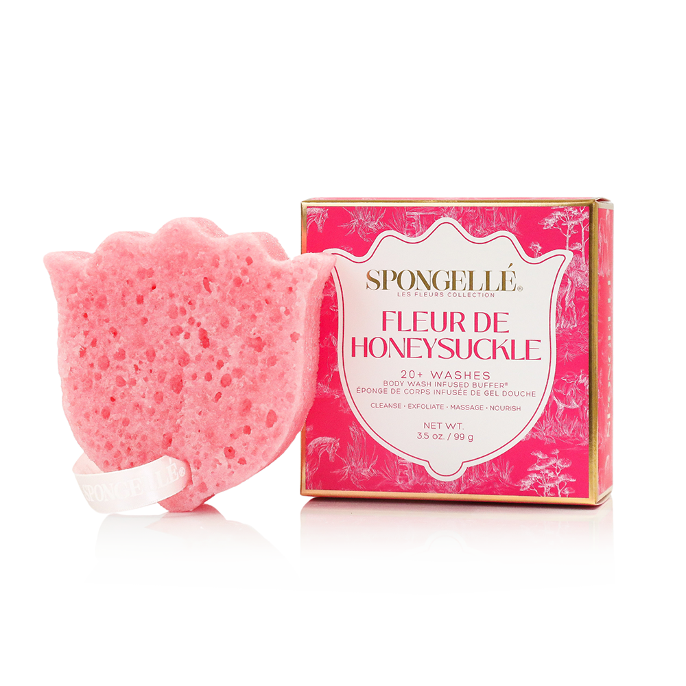 Spongellé Fleur de Honeysuckle Les Fleurs Body Buffer - Gabrielle's Biloxi