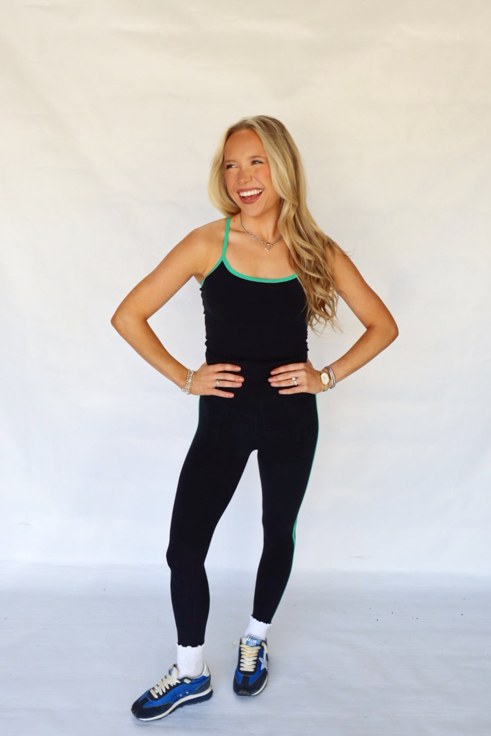 Splits59 Airweight Tank - Indigo/Spearmint - Gabrielle's Biloxi