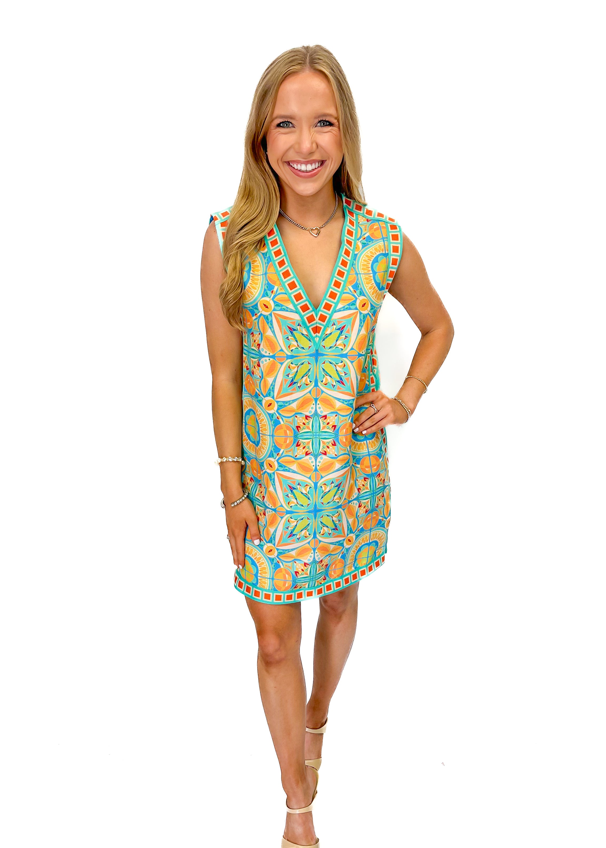 Emily McCarthy Emily Shift Dress - Poolside - Gabrielle's Biloxi