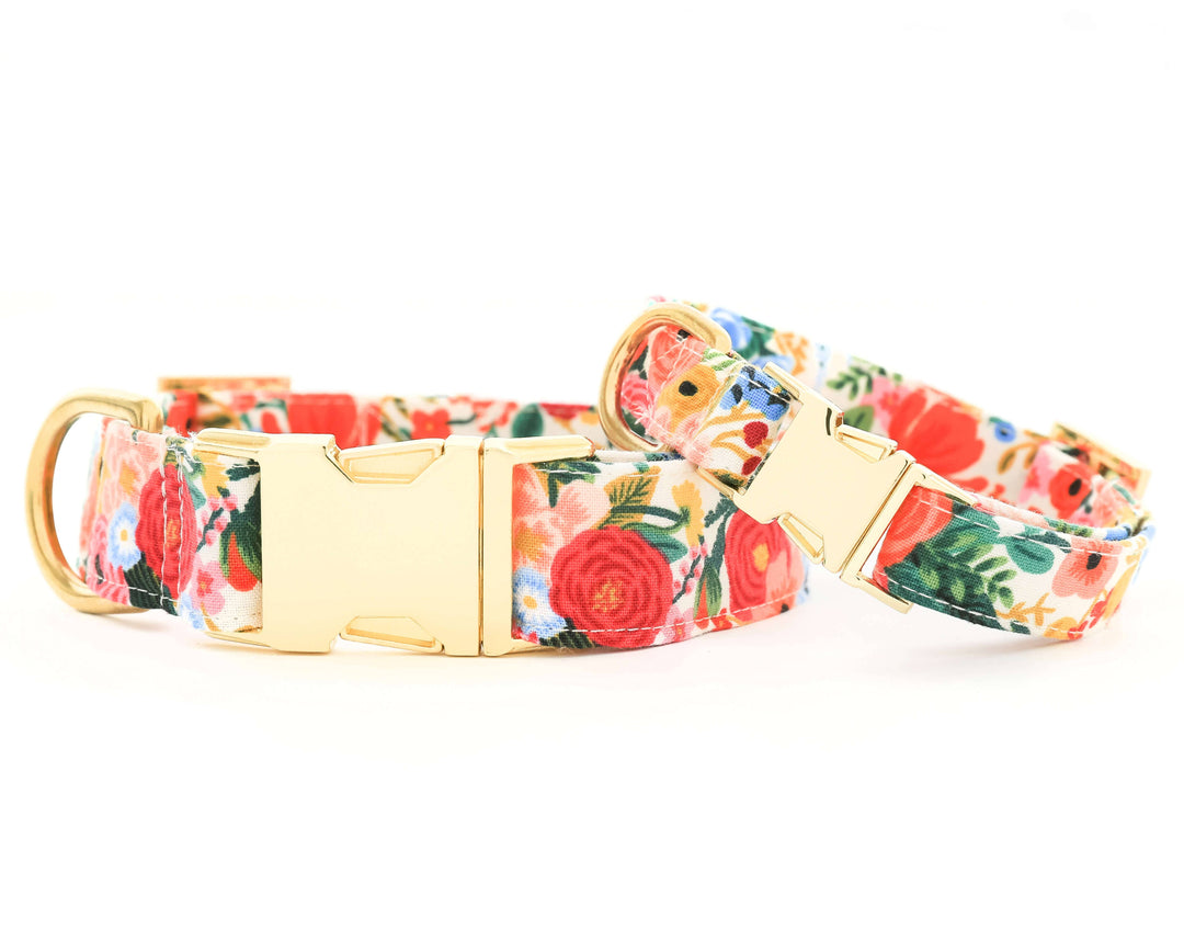 Rifle Paper Co. x TFD Garden Party Spring Dog Collar - Gabrielle's Biloxi