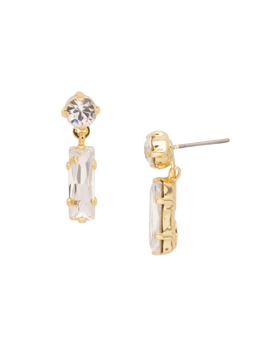 Sorrelli Bindi Studded Dangle Earrings - Bright Gold Crystal - Gabrielle's Biloxi