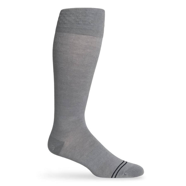 DeadSoxy Greyson - Light Grey Dress Socks for Men - Gabrielle's Biloxi