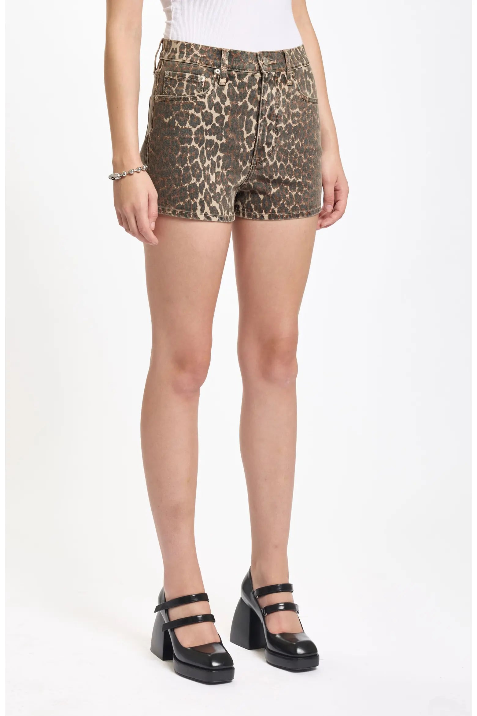 DAZE Hotshot High Rise Micro Short - Cool Cat
