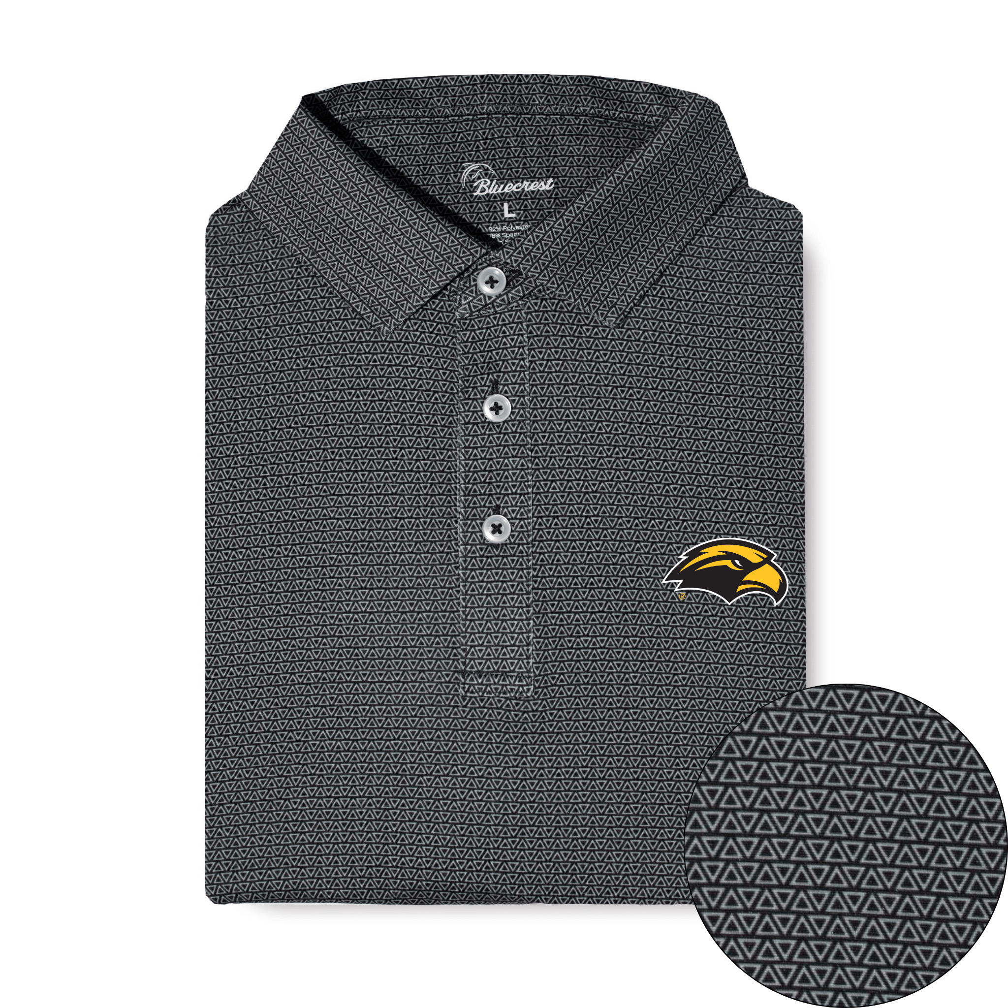 The Apex Print Performance Polo - Southern Miss USM Eagle