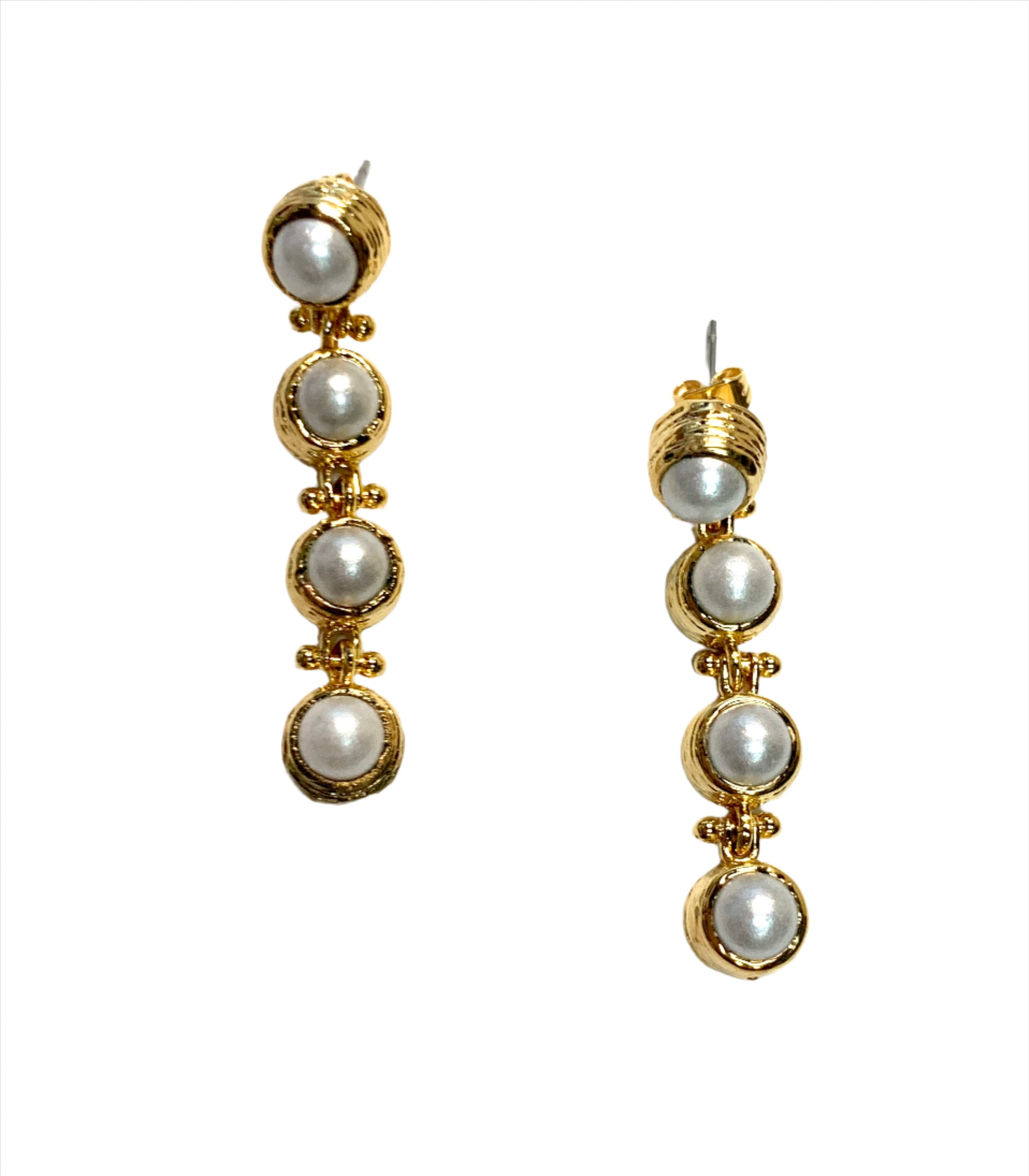 The Lydia Quad Pearl Drops - Gabrielle's Biloxi