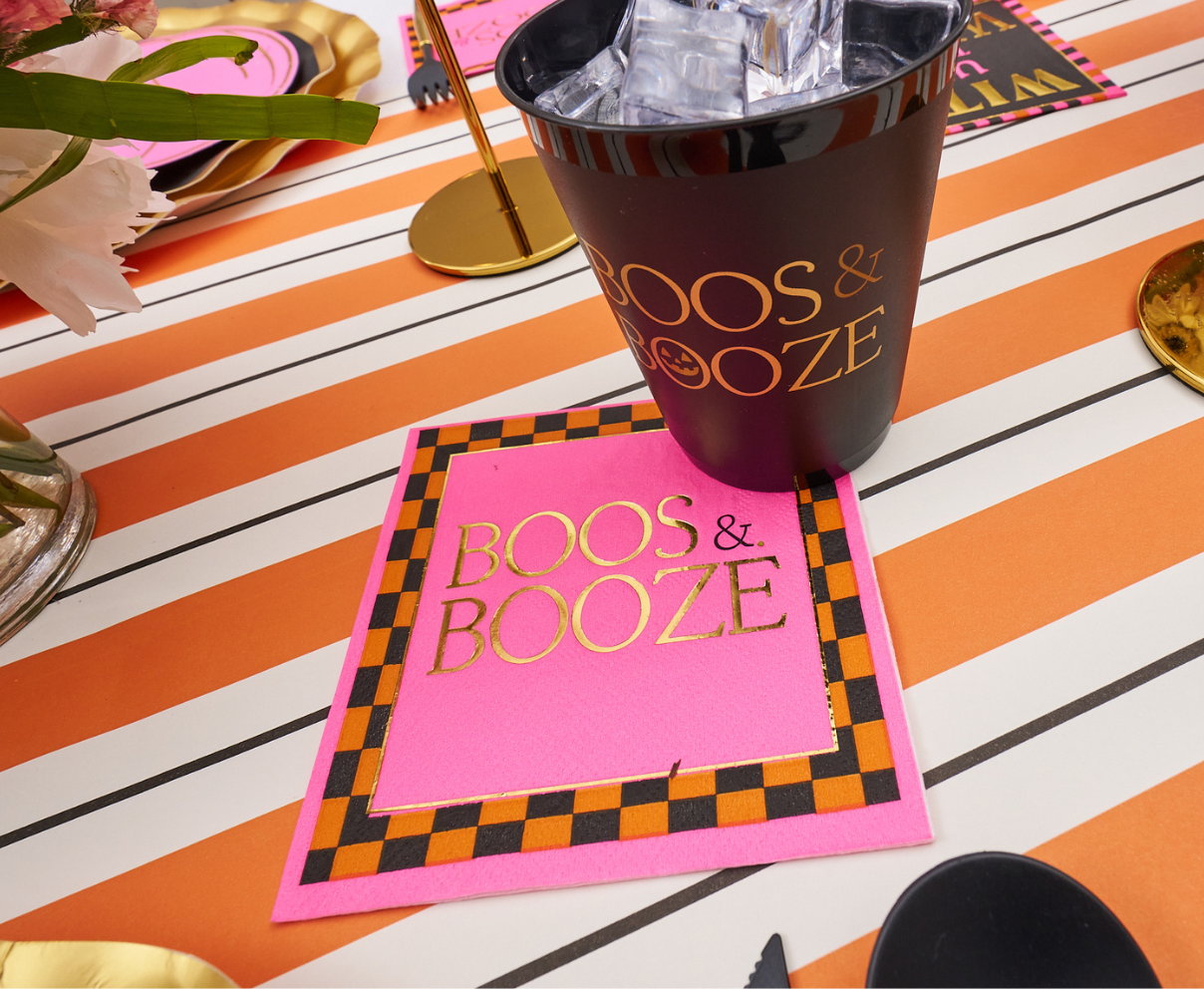 Boo Bold Cocktail Napkins - Gabrielle's Biloxi