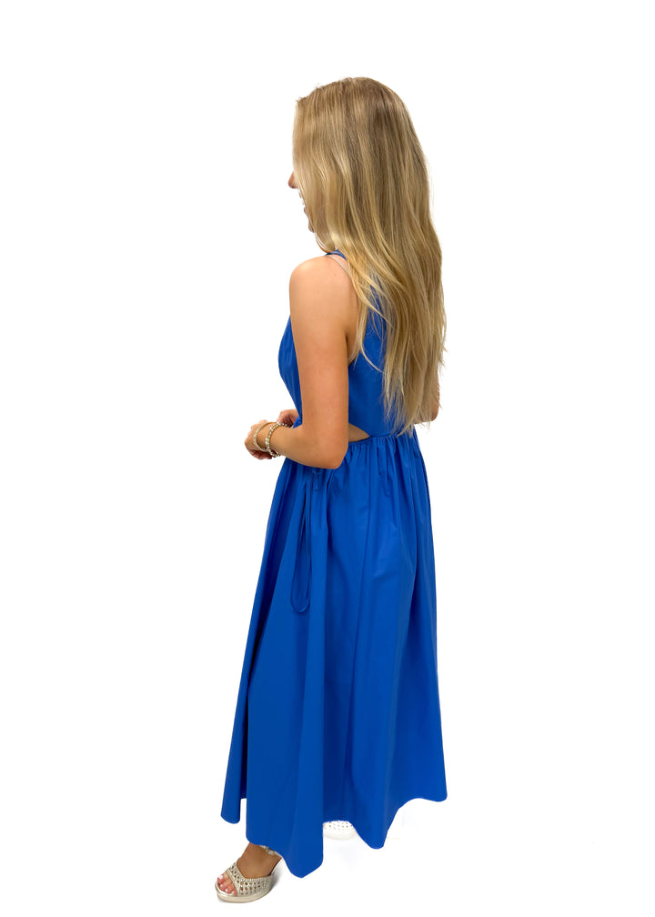 Meet Me in Santorini Aegean Blue Maxi Dress - Gabrielle's Biloxi