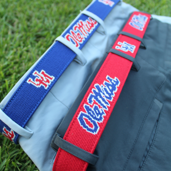 Ole Miss Navy Needlepoint