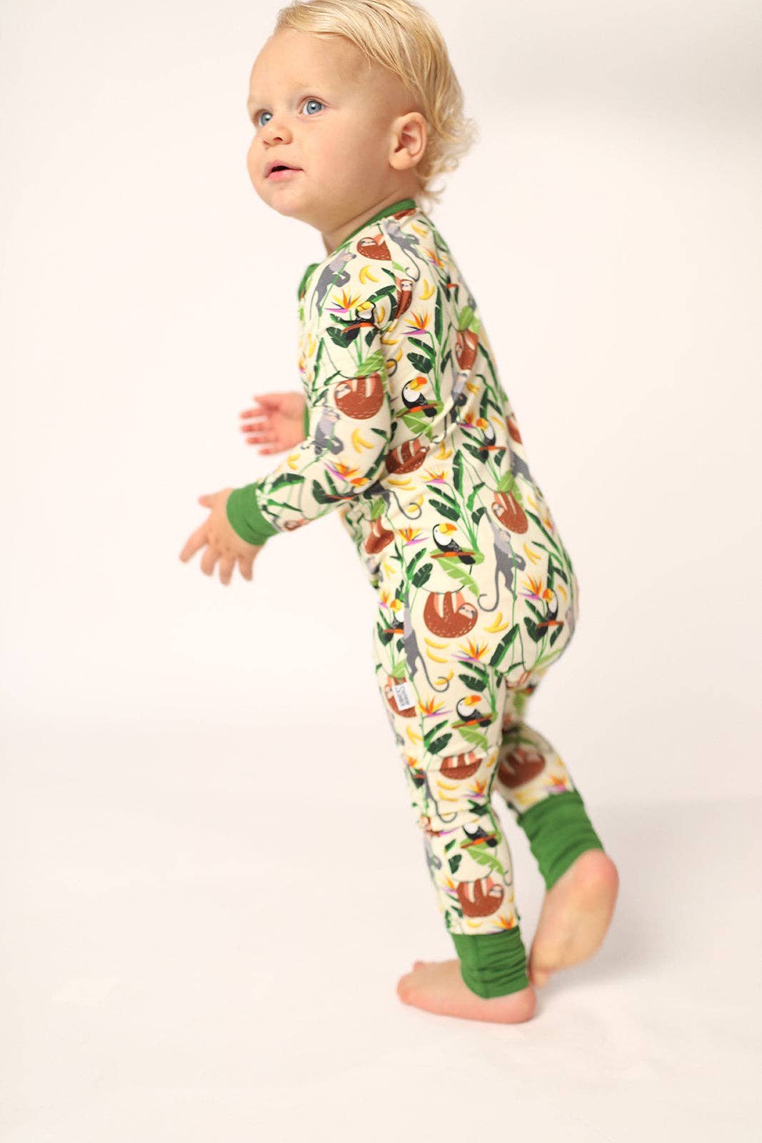 Jungle Double Zipper Bamboo Sleeper - Gabrielle's Biloxi