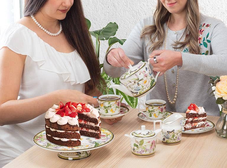 Butterfly Garden Cake Plate-7.5"D - Gabrielle's Biloxi