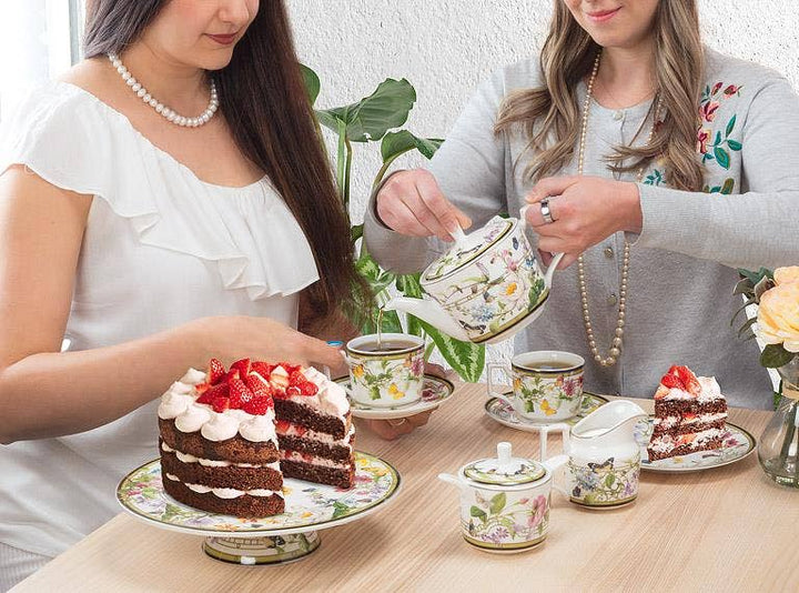 Butterfly Garden Cup & Saucer3"H(8oz) - Gabrielle's Biloxi