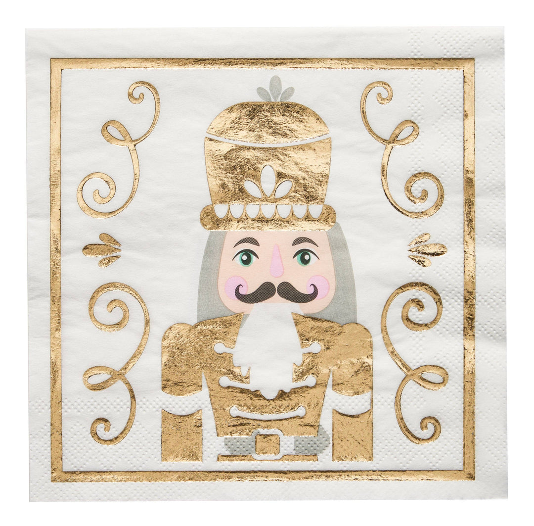 Gilded Nutcracker Paper Lunch Napkin/20pk - Gabrielle's Biloxi