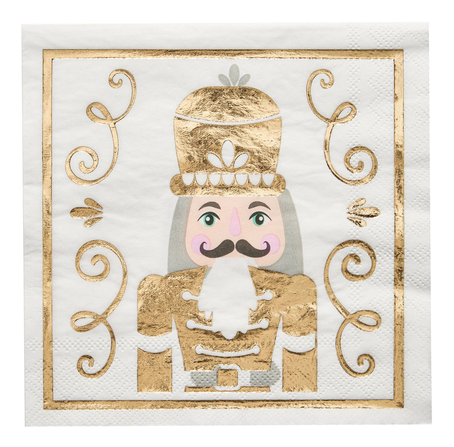 Gilded Nutcracker Paper Lunch Napkin/20pk - Gabrielle's Biloxi
