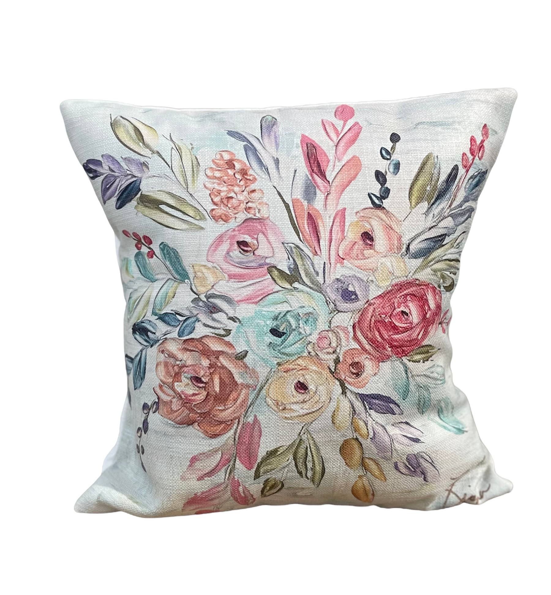 Colorful Bouquet Pillow
