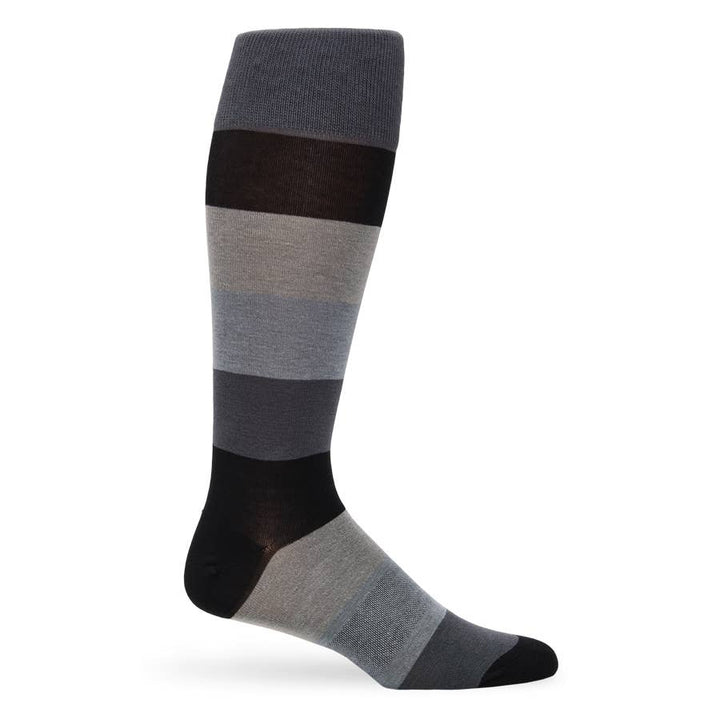 DeadSoxy Vega - Bamboo Black and Grey Dress Socks - Gabrielle's Biloxi