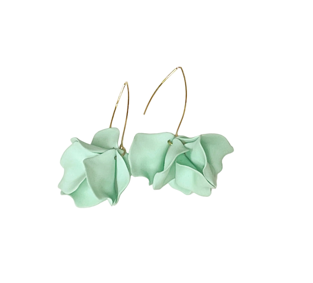 Virtue Hyacinth Tiered Marquis Earrings - Mint - Gabrielle's Biloxi